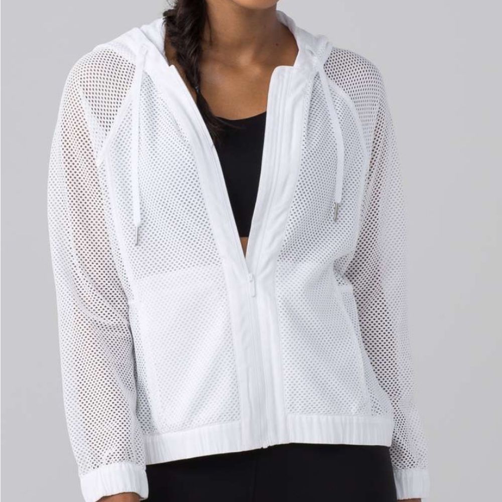 Lululemon mesh on mesh jacket
